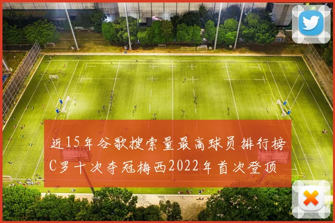 近15年谷歌搜索量最高球员排行榜C罗十次夺冠梅西2022年首次登顶