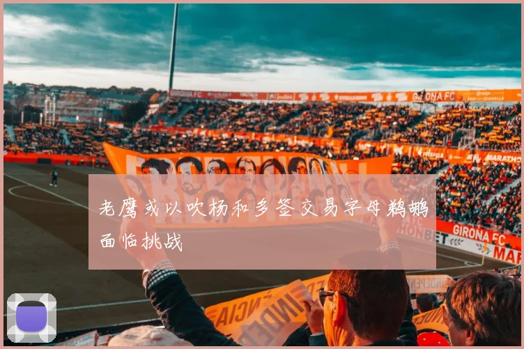 老鹰或以吹杨和多签交易字母鹈鹕面临挑战